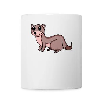 Martre de belette - Mug blanc - blanc - Devant