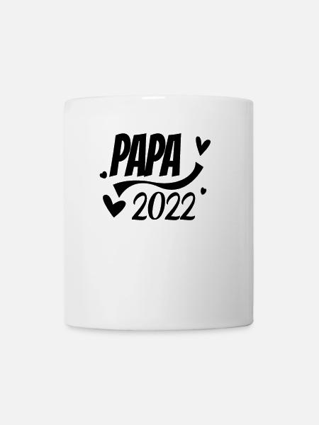 Papa 2022 - Vater 2022 - Tasse - Weiß