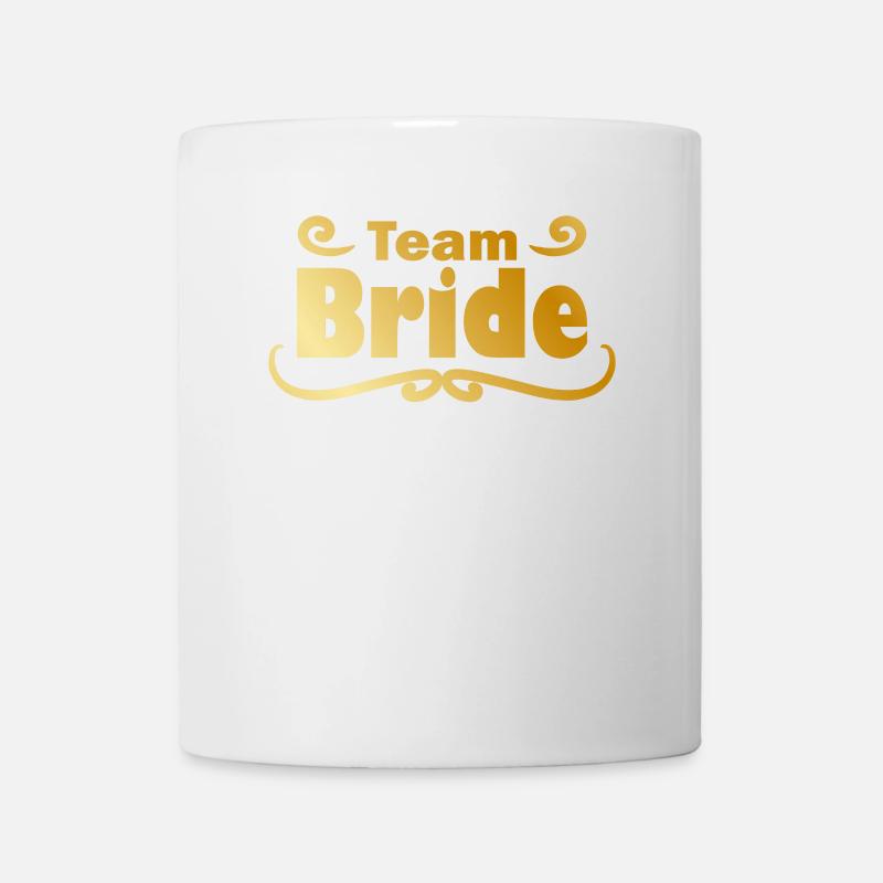 Team Bride en or - Mug blanc - blanc