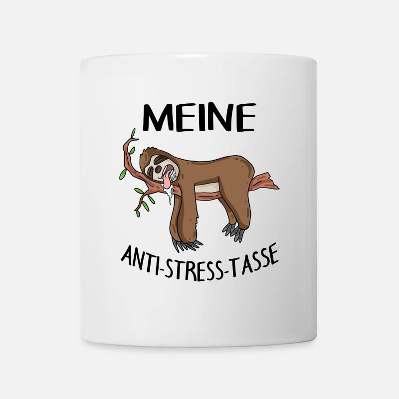 Tasse Faultier Kaffeetasse - Tasse - Weiß