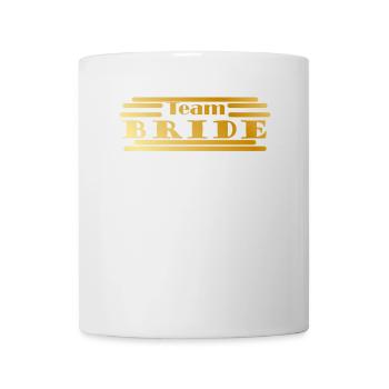Team Bride en or - Mug blanc - blanc - Devant