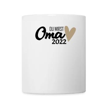 Oma 2022 - Werdende Oma 2022 - Tasse - Weiß - Vorne