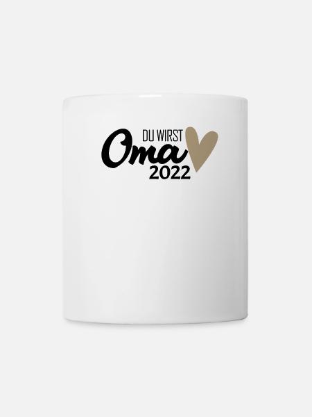 Oma 2022 - Werdende Oma 2022 - Tasse - Weiß