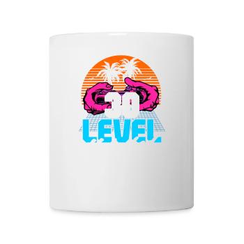 Level 30 Unlocked 30th Birthday Gamer 80s retro - Mug - white - Front