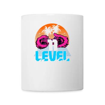 Level 11 Unlocked 11th Birthday Gamer 80s retro - Mug - white - Front