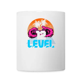 Level 12 Unlocked 12. Geburtstag Gamer 80er retro - Tasse - Weiß - Vorne