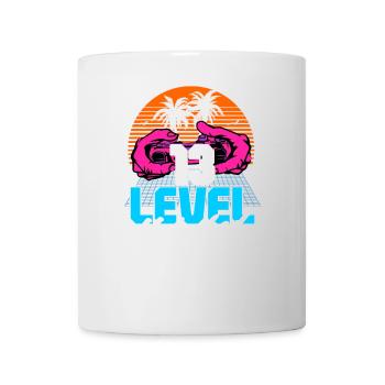 Level 13 Unlocked 13th Birthday Gamer 80s retro - Mug - white - Front