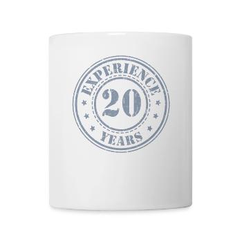 20 Geburtstag 20 Jahre Erfahrung - Tasse - Weiß - Vorne