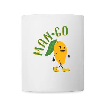 Lustige Geschenkidee Mango Liebhaber - Cool Man Go - Tasse - Weiß - Vorne