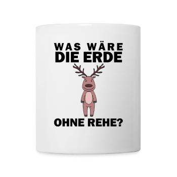 Tierschutz Tierschützer Umweltschutz Reh - Tasse - Weiß - Vorne