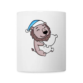 Bébé Lion - Mug blanc - blanc - Devant