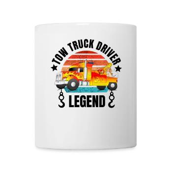 Conducteur de dépanneuse Legend Sunset - Mug blanc - blanc - Devant