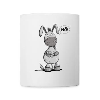 Nö Esel I Einfach Nö I - Tasse - Weiß - Vorne