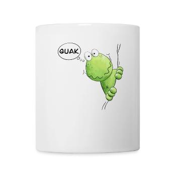 Lustiger Quak Frosch I Frosch Cartoon MODARTIS - Tasse - Weiß - Vorne