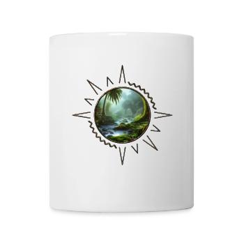 in the middle of the jungle - Mug - white - Front