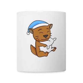 Katze Katzenrasse Somali - Tasse - Weiß - Vorne