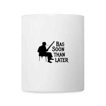 Basson que plus tard Fagott Wortspiel - Mug blanc - blanc - Devant