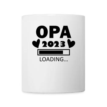 Opa loading 2023 - Opa werden - Bald Opa - Tasse - Weiß - Vorne