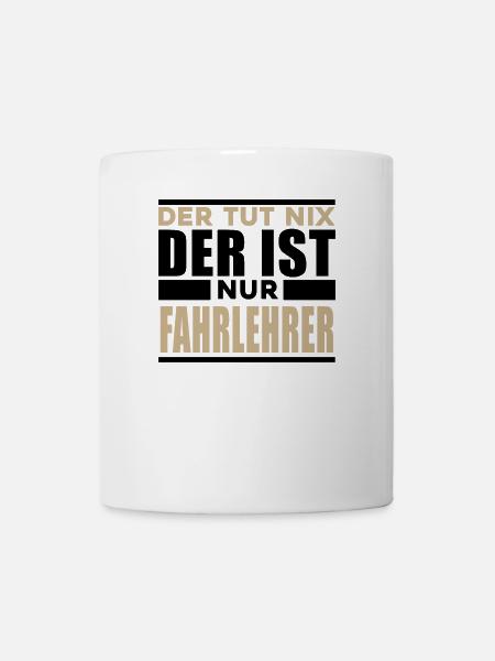 Fahrlehrer - Tasse - Weiß