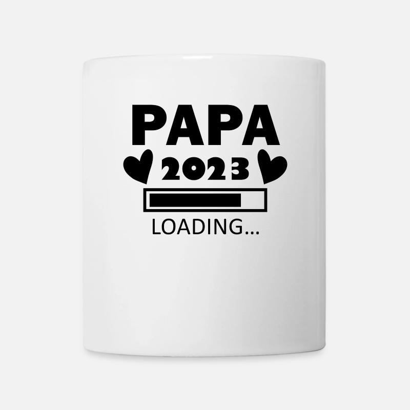 Papa 2023 - Papa werden - Tasse - Weiß