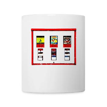 Kaugummiautomat Unvergessen 90er Party 80er Jahre - Tasse - Weiß - Vorne