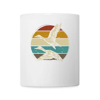 Duck retro vintage - Mug - white - Front