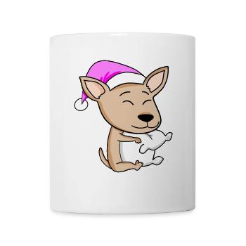 Hund Hunderasse Pyrenäenberghund - Tasse - Weiß - Vorne