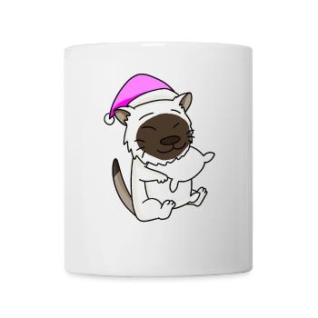 Katze Katzenrasse Birma - Tasse - Weiß - Vorne