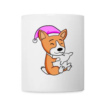 Dog dog breed Welsh Corgi Pembroke - Mug - white - Front