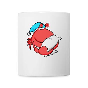 Krabbe - Tasse - Weiß - Vorne