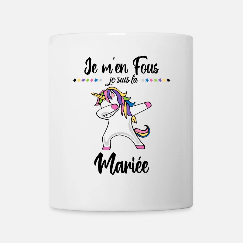 Je suis la future mariée evjf cadeau jeune fille - Mug blanc - blanc
