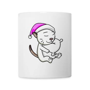 Katze Katzenrasse Colorpoint Shorthair - Tasse - Weiß - Vorne