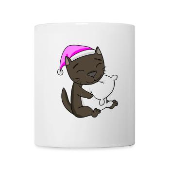 Katze Katzenrasse Havana - Tasse - Weiß - Vorne