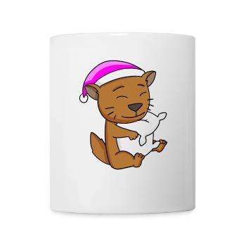 Katze Katzenrasse Somali - Tasse - Weiß - Vorne