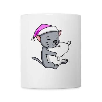 Katze Katzenrasse Korat - Tasse - Weiß - Vorne