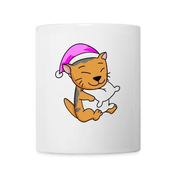 Katze Katzenrasse Schottische Faltohrkatze - Tasse - Weiß - Vorne
