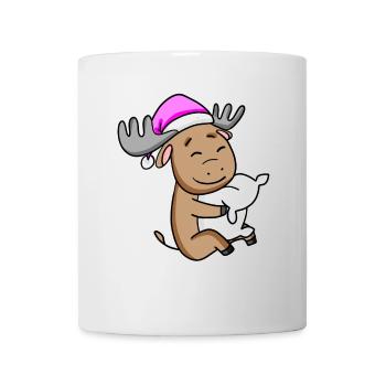 orignal doux avec oreiller et bonnet de couchage - Mug blanc - blanc - Devant