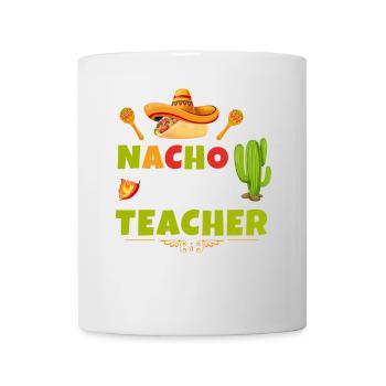 Nacho Enseignant moyen - Mug blanc - blanc - Devant