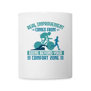 Triathletes Aren't Born They're Made - Mug - white - Front