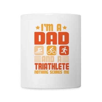 I'm A Dad And A Triathlete Nothing - Mug - white - Front