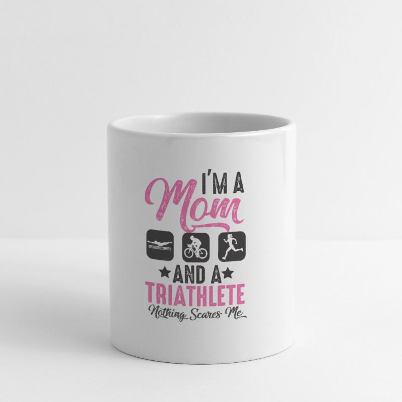 Ich Bin Eine Mutter Und Ein Triathlet Tasse