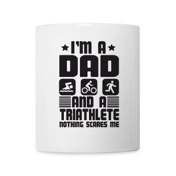 I'm A Dad And A Triathlete Nothing - Mug - white - Front