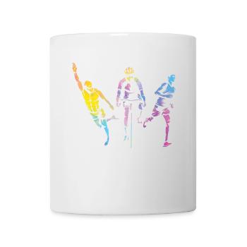 Watercolors Women Triathlon - Mug - white - Front