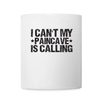 I Can't My Paincave Is Calling Triathlon - Mug - white - Front