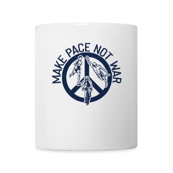 Speed up instead of war triathlete - Mug - white - Front