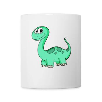 Motif de dinosaure - Mug blanc - blanc - Devant