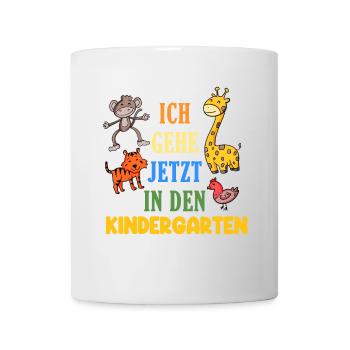 Kindergarten Zoo Tiere - Tasse - Weiß - Vorne