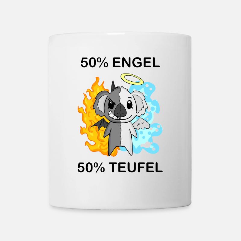 Koala - Engel und Teufel - Tasse - Weiß