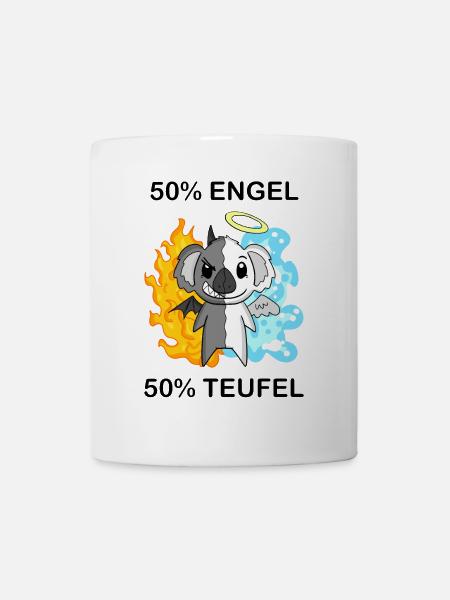 Koala - Engel und Teufel - Tasse - Weiß