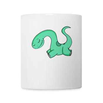 Motif de dinosaure - Mug blanc - blanc - Devant